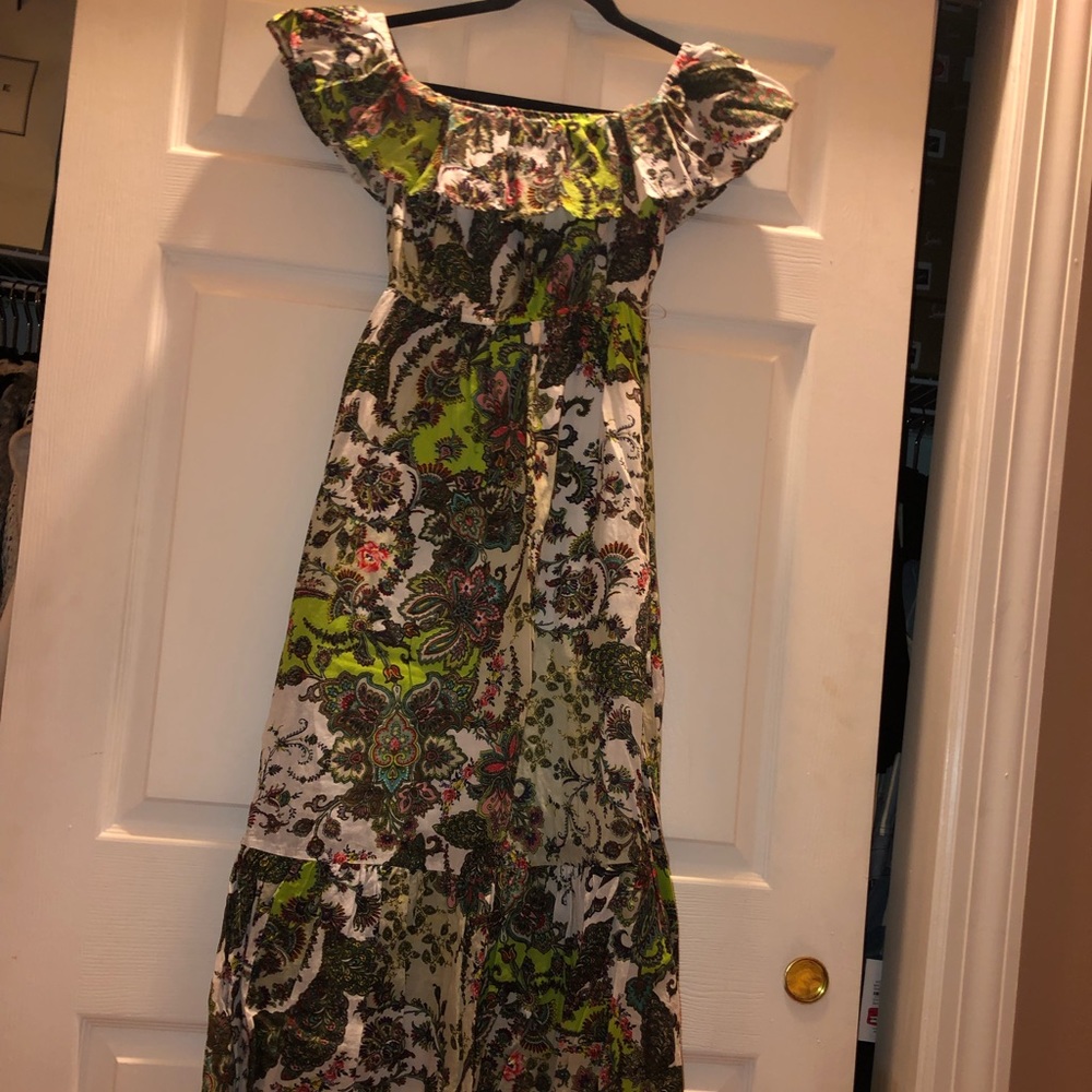 Off shoulder maxi dress